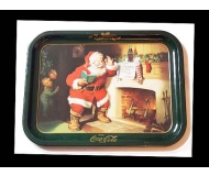 Coca Cola 1950’s Tray of Santa with Note from Jimmy Authentic Vintage