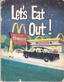 “LET’S EAT OUT” 1965 MCDONALD’S Vintage BOOK Rare Restaurant Advertising Promotion
