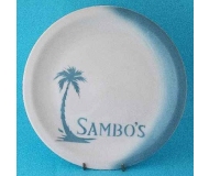 SAMBO’S RESTAURANT JACKSON CHINA DINNER PLATE