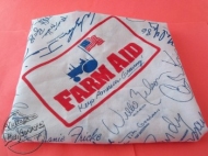 1985 FARM AID Concert Bandana Handkerchief WILLIE NELSON NEIL YOUNG