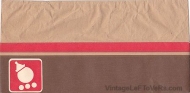VINTAGE 1970s JACK-IN-THE-BOX RESTAURANT CELLUCAP BROWN PAPER HAT