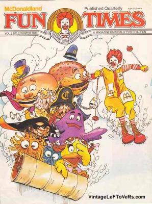 McDonaldland Fun Times Vol 2 No 2 Winter 1980 Magazine for Children Vintage