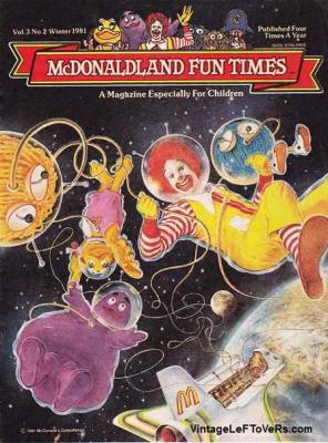 McDonaldland Fun Times Vol 3 No 2 Winter 1981 Magazine for Children Vintage