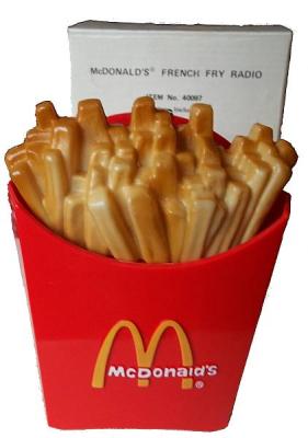 McDonald’s French Fries AM/FM Transistor Radio, Boxed