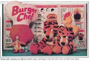 Collectible toys from Sambos, A and W, Burger Chef Restaurants image